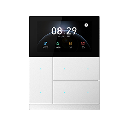 KNX Waltz Touch+ Pad Silver - Metal