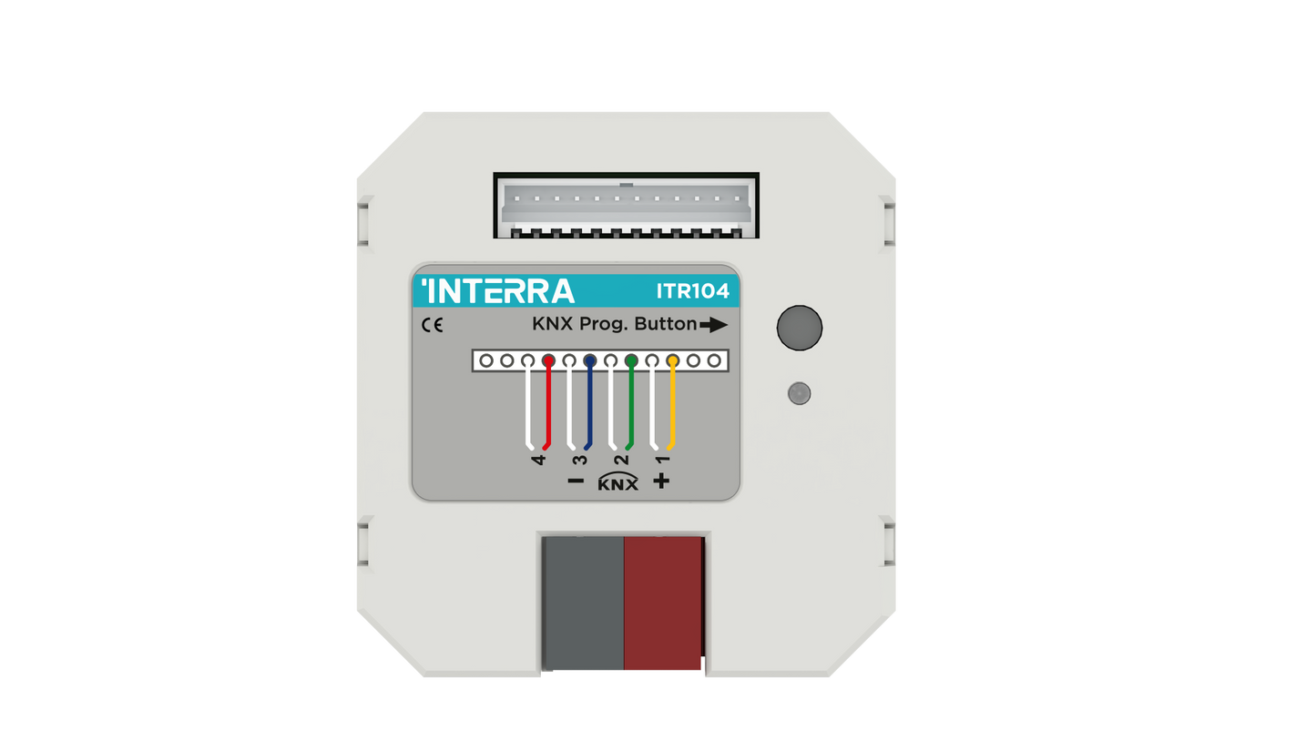 4 CHANNEL KNX PUSH BUTTON INTERFACE